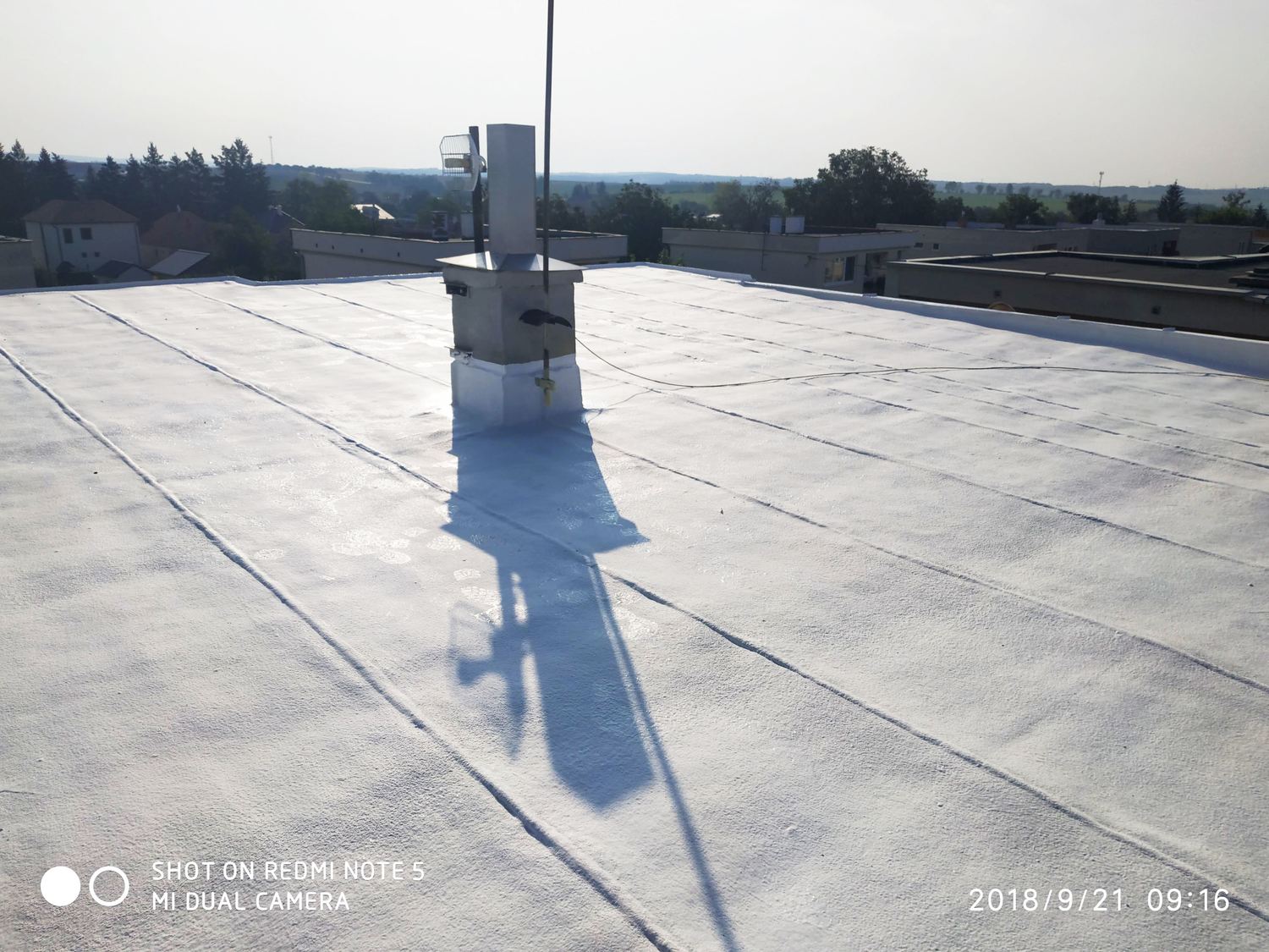Střešní izolace ploché střechy – ROOF – reference1 Střešní Izolace Ploché Střechy Roof Reference1